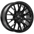 ART - Replica 166 - Black - Gloss Black - 19" x 8", 25 Offset, 5x112 (Bolt Pattern), 66.6mm HUB