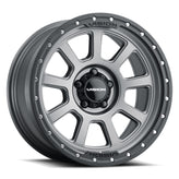 Vision Wheel Off-Road - 350 OJOS - Grey - Satin Grey - 18" x 9", -12 Offset, 5x127 (Bolt Pattern), 78.1mm HUB