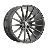 Asanti Black - ABL-14 POLARIS - Grey - Matte Graphite - 20" x 10.5", 20 Offset, 5x115 (Bolt Pattern), 72.6mm HUB