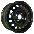 RTX Wheels - Steel Wheel - Black - Black - 15" x 6", 48 Offset, 4x108 (Bolt Pattern), 63.4mm HUB