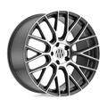 Victor Equipment Wheels - STABIL - Gunmetal - GUNMETAL WITH MIRROR CUT FACE - 18" x 8.5", 45 Offset, 5x130 (Bolt Pattern), 71.5mm HUB