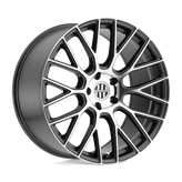 Victor Equipment Wheels - STABIL - Gunmetal - GUNMETAL WITH MIRROR CUT FACE - 18" x 8.5", 45 Offset, 5x130 (Bolt Pattern), 71.5mm HUB