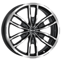 Mak Wheels - PEAK - Black - BLACK MIRROR - 18" x 8.5", 50 Offset, 6x114.3 (Bolt Pattern), 66.1mm HUB