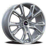 Euro Design - SRT - Silver - Silver - 18" x 8", 35 Offset, 5x127 (Bolt Pattern), 71.6mm HUB