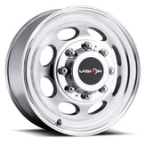 Vision Wheel HD - 81 HEAVY HAULER - Gunmetal - Gunmetal Machined Lip - 19.5" x 7.5", 0 Offset, 8x170 (Bolt Pattern), 125.2mm HUB