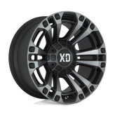 XD Series - XD851 MONSTER 3 - Black - SATIN BLACK WITH GRAY TINT - 20" x 9", 18 Offset, 5x139.7, 150 (Bolt Pattern), 110.1mm HUB