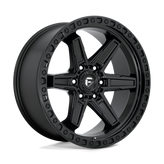 Fuel - D697 KICKER - Black - MATTE BLACK - 20" x 9", 1 Offset, 6x139.7 (Bolt Pattern), 106.1mm HUB