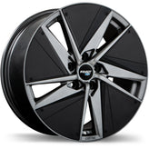 Fast Wheels - EV01(+) - Grey - Titanium - 19" x 8.5", 37 Offset, 5x120 (Bolt Pattern), 64.1mm HUB