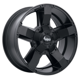 Ruffino Wheels - Helix - Black - Satin Black - 18" x 9", 12 Offset, 8x180 (Bolt Pattern), 125.1mm HUB