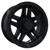 Envy Wheels - FFT-9 - Black - GLOSS BLACK - 20" x 9", -12 Offset, 8x170 (Bolt Pattern), 125mm HUB