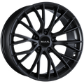 Mak Wheels - MUNCHEN W - Black - MATTE BLACK - 17" x 8", 20 Offset, 5x120 (Bolt Pattern), 74.1mm HUB