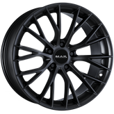 Mak Wheels - MUNCHEN W - Black - MATTE BLACK - 17" x 8", 20 Offset, 5x120 (Bolt Pattern), 74.1mm HUB