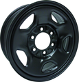 RTX Wheels - Steel Wheel - Black - Black - 16" x 6.5", 25 Offset, 6x139.7 (Bolt Pattern), 100.6mm HUB
