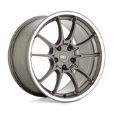 Motegi - MR152 SS5 - Gunmetal - GUNMETAL WITH MACHINED LIP - 17" x 8", 45 Offset, 4x108 (Bolt Pattern), 63.4mm HUB