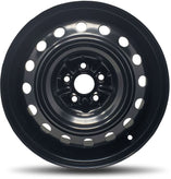 DTD - Steel - Black - Black - 16" x 6.5", 45 Offset, 5x100 (Bolt Pattern), 54.1mm HUB