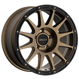 Envy Wheels - FFT8BZ - Bronze - BRONZE / BLACK LIP - 20" x 10", -12 Offset, 5x150 (Bolt Pattern), 110.1mm HUB