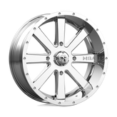 MSA Offroad Wheels - M34 FLASH - Chrome - CHROME - 20" x 7", 0 Offset, 4x156 (Bolt Pattern), 132mm HUB