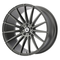 Asanti Black - ABL-14 POLARIS - Gunmetal - MATTE GRAPHITE - 22" x 9", 32 Offset, 5x112 (Bolt Pattern), 72.56mm HUB