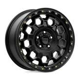 KMC Wheels - KM545 TREK - Black - SATIN BLACK - 17" x 9", 0 Offset, 5x127 (Bolt Pattern), 71.5mm HUB