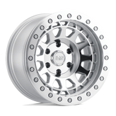Black Rhino - PRIMM - Silver - SILVER WITH MIRROR FACE & MACHINED RING - 17" x 8.5", -38 Offset, 5x127 (Bolt Pattern), 71.5mm HUB