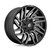 Fuel - D773 TYPHOON - Black - GLOSS BLACK MILLED - 20" x 9", 1 Offset, 8x170 (Bolt Pattern), 125.1mm HUB