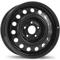 Fast Wheels - Steel - Black - Black - 16" x 6.5", 46 Offset, 5x114.3 (Bolt Pattern), 67.1mm HUB