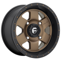 Fuel - D617 PODIUM - Gunmetal - MATTE BRONZE BLACK BEAD RING - 20" x 9", 1 Offset, 5x139.7 (Bolt Pattern), 108mm HUB