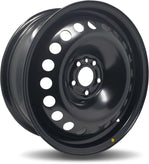 DTD - Steel - Black - Black - 16" x 6.5", 43 Offset, 5x108 (Bolt Pattern), 65.3mm HUB