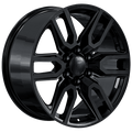 ART - Replica 270 - Black - Gloss Black - 22" x 9", 31 Offset, 6x139.7 (Bolt Pattern), 77.8mm HUB