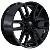 ART - Replica 270 - Black - Gloss Black - 22" x 9", 31 Offset, 6x139.7 (Bolt Pattern), 77.8mm HUB