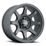 Vision Wheel Off-Road - 351 FLOW - Black - Satin Black - 17" x 8", 30 Offset, 5x120 (Bolt Pattern), 76.1mm HUB