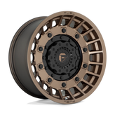 Fuel - D725 MILITIA - Bronze - MATTE BRONZE & BLACK - 17" x 9", 1 Offset, 5x114.3, 127 (Bolt Pattern), 78.1mm HUB
