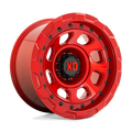 XD Series - XD861 STORM - CANDY RED - 20" x 10", -18 Offset, 6x139.7 (Bolt Pattern), 106.1mm HUB