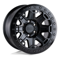 Black Rhino - RIFT BEADLOCK - Black - MATTE BLACK - 17" x 8.5", 0 Offset, 6x135 (Bolt Pattern), 87.1mm HUB