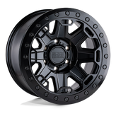 Black Rhino - RIFT BEADLOCK - Black - MATTE BLACK - 17" x 8.5", 0 Offset, 6x135 (Bolt Pattern), 87.1mm HUB