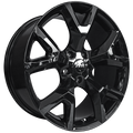 ART - Replica 250 - Black - Gloss Black - 20" x 9", 45 Offset, 5x127 (Bolt Pattern), 71.5mm HUB