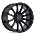 Black Rhino - ROTORUA - Black - Gloss Black - 20" x 9.5", 12 Offset, 6x135 (Bolt Pattern), 87.1mm HUB