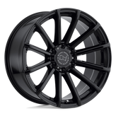 Black Rhino - ROTORUA - Black - Gloss Black - 20" x 9.5", 12 Offset, 6x135 (Bolt Pattern), 87.1mm HUB