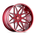 Tuff Wheels - T3B - Candy Red - 20" x 12", 40 Offset, 5x127 (Bolt Pattern), 71.5mm HUB