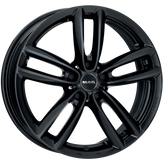 Mak Wheels - OXFORD - Black - GLOSS BLACK - 17" x 7", 54 Offset, 5x112 (Bolt Pattern), 66.6mm HUB