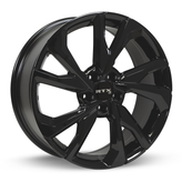 RTX Wheels - Nikko - Black - Gloss Black - 16" x 7", 40 Offset, 5x114.3 (Bolt Pattern), 64.1mm HUB
