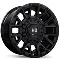 Fast HD - Knuckles - Black - Gloss Black - 18" x 9", -10 Offset, 6x135, 139.7 (Bolt Pattern), 87.1mm HUB