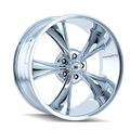 Ridler - 695 - Chrome - CHROME - 18" x 8", 0 Offset, 5x114.3 (Bolt Pattern), 83.8mm HUB