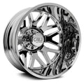 Cali Off-Road - INVADER DUALLY - Chrome - CHROME - 22" x 8.25", -192 Offset, 8x165.1 (Bolt Pattern), 121.3mm HUB