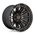 XD Series - XD846 DOUBLE DEUCE - Black - SATIN BLACK WITH DARK TINT - 20" x 12", -44 Offset, 8x165.1 (Bolt Pattern), 125.1mm HUB