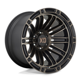 XD Series - XD846 DOUBLE DEUCE - Black - SATIN BLACK WITH DARK TINT - 20" x 12", -44 Offset, 8x165.1 (Bolt Pattern), 125.1mm HUB