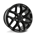 OE Creations - PR177 - Black - GLOSS BLACK - 24" x 10", 24 Offset, 6x139.7 (Bolt Pattern), 78.1mm HUB