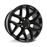 OE Creations - PR177 - Black - GLOSS BLACK - 24" x 10", 24 Offset, 6x139.7 (Bolt Pattern), 78.1mm HUB