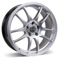 RSSW - Velocity - Silver - Hyper Silver - 16" x 6.5", 40 Offset, 5x114.3 (Bolt Pattern), 67.1mm HUB