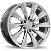 Replika - R241 - Silver - Gloss Silver - 18" x 8.5", 40 Offset, 5x114.3 (Bolt Pattern), 64.1mm HUB